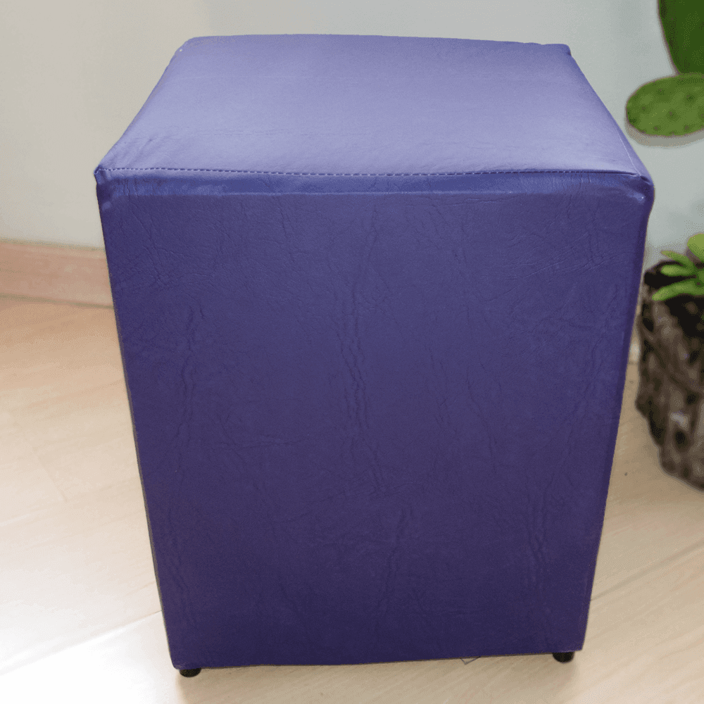 Aluguel Puff Quadrado Tradicional Roxo
