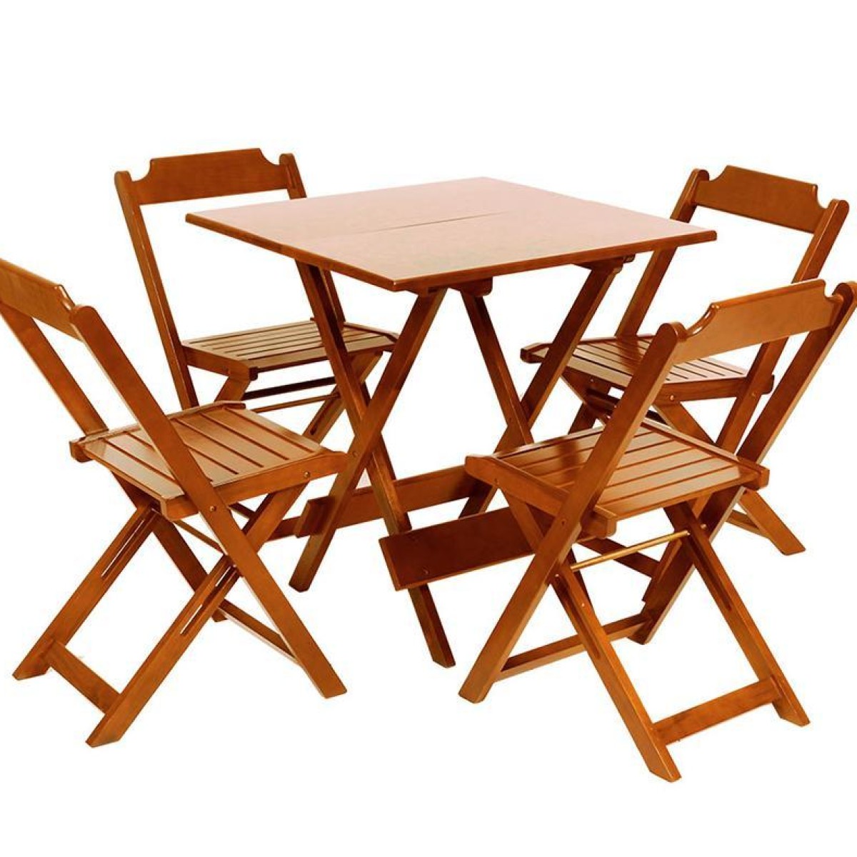 Detalhes do produto Aluguel de Conjunto de Mesa Quadrada de Madeira 70x70 no Rio de Janeiro (RJ)