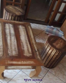 Aluguel banco de madeira de demolição
