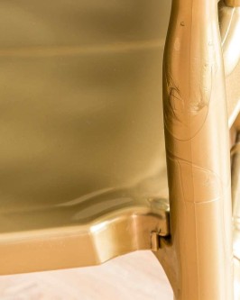 Cadeira Dior Color Dourada - Foto 2