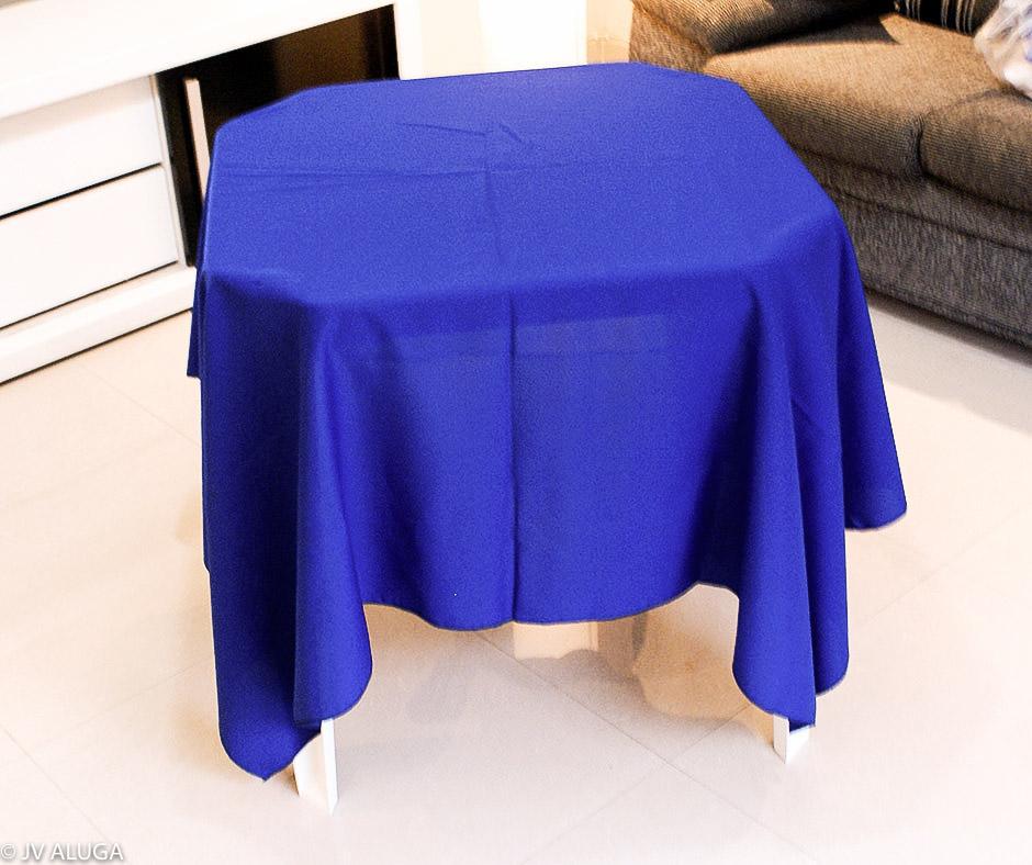 Detalhes do produto Aluguel de toalha quadrada azul